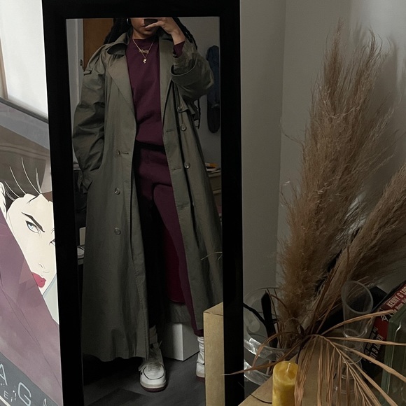 RARE Port Purple Los Angeles Apparel Heavy Fleece Garment Dye Sweatshirt - Picture 3 of 5